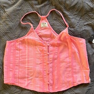 Hurley tank pink
